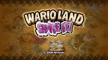 Wario Land- Shake It! screen shot title